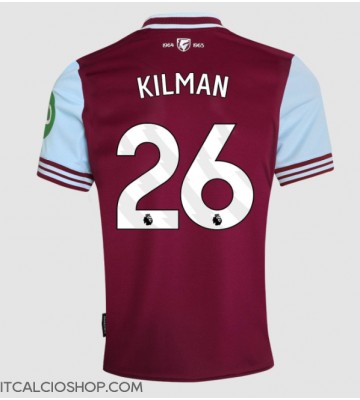 West Ham United Max Kilman #26 Prima Maglia 2024-25 Manica Corta